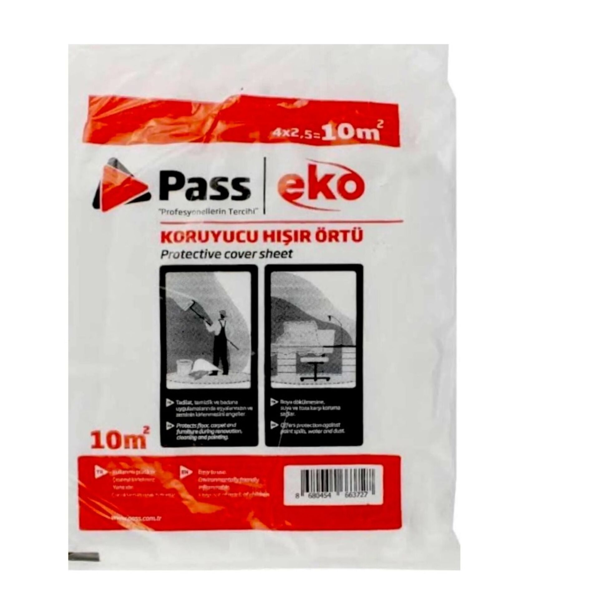 PASS EKO HIŞIR ÖRTÜ 4x2.5=10 M²