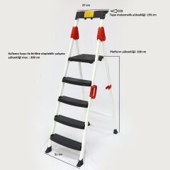 BEYKON SEKMEN EV TİPİ MERDİVEN 4+1