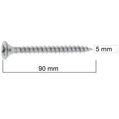 AKDENİZ SUNTA VİDASI 5.0x90 (100 AD.)