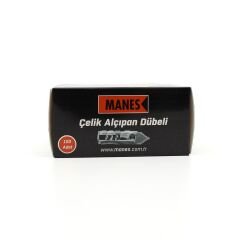 MANES ÇELİK ALÇIPAN DUBELİ KISA (100 ADET)