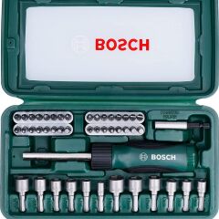 BOSCH VİDALAMA VE LOKMA UCU SETİ 46LI 2607019504