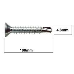 AKDENİZ YHB MATKAP UÇLU VİDA 4.8x100 (200 AD.)
