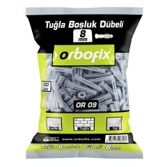 TUĞLA BOŞLUK DUBELİ 8 MM (500 ADET)