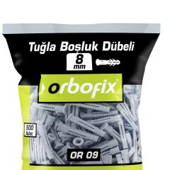 TUĞLA BOŞLUK DUBELİ 8 MM (500 ADET)