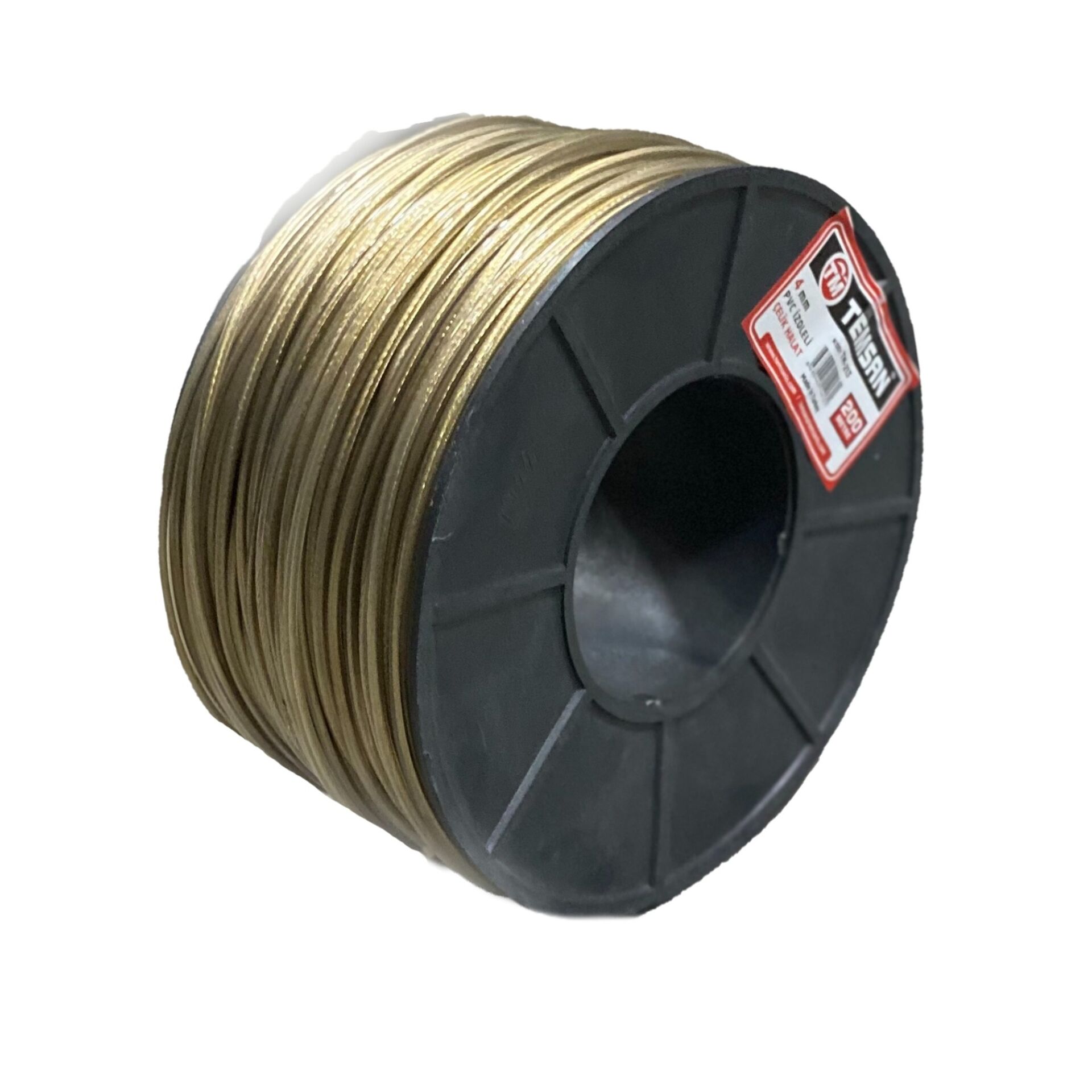 ŞEFFAF İZOLELİ ÇELİK HALAT 5 MM