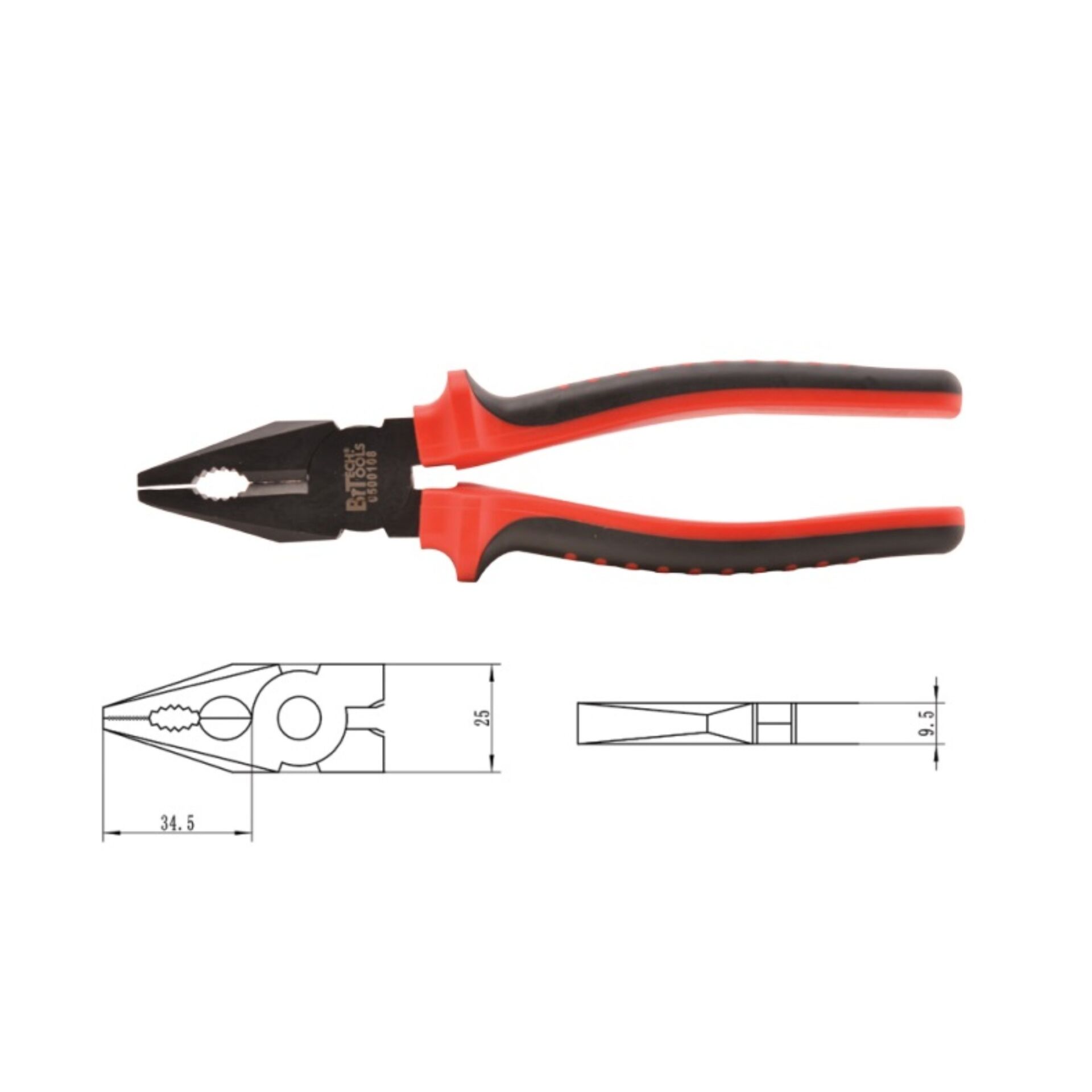 B-TECH KOMBİNE PENSE 6'' 160 MM 500106