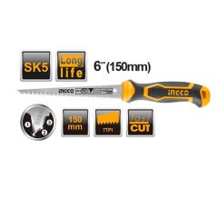 İNGCO HWBSW68 KARTONPİYER-ALÇIPAN TESTERE150 MM