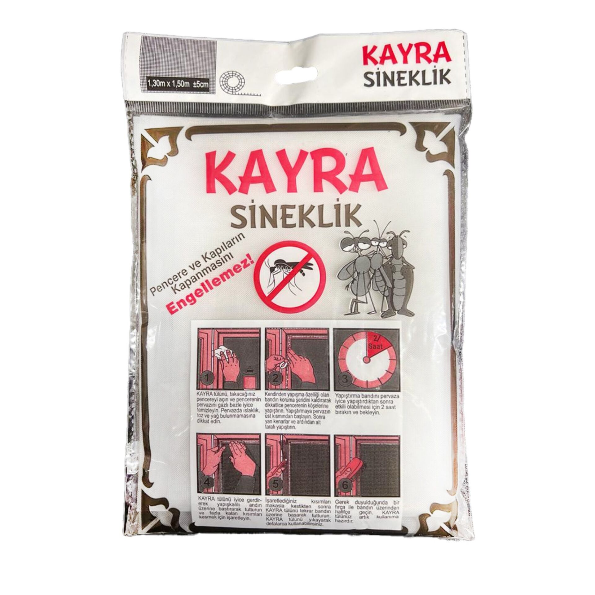 KAYRA SİNEKLİK BÜYÜK 130x150