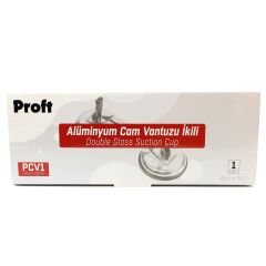 PROFT ALÜMİNYUM İKİLİ CAM VANTUZ 70-90 KG 118 MM