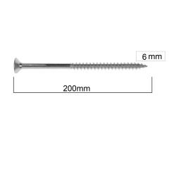AKDENİZ SUNTA VİDASI 6.0x200 (500 AD.)