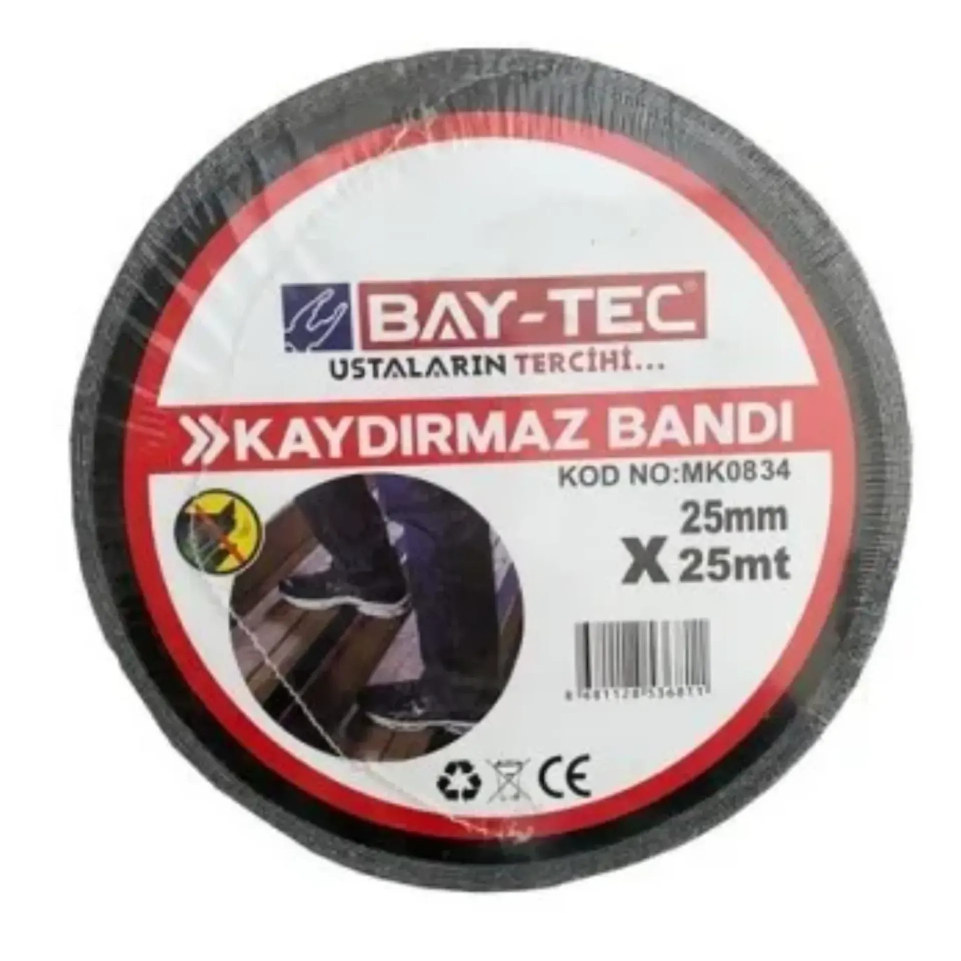 BAYTEC MK0834 KAYDIRMAZLIK BANTI 25 MMx25 MT