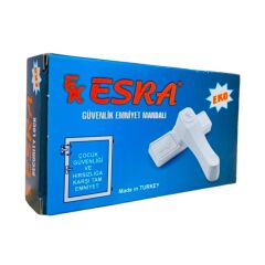 PVC ZAMAK GÜVENLİK MANDALI BEYAZ