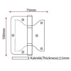 ELİT PANEL MENTEŞE BOYALI SATEN NO:10 (2.5 MM)