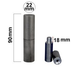 MİL MENTEŞE 22 MM