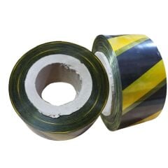 ARMA İKAZ BANTI SARI SİYAH 7.5 CMx500 MT